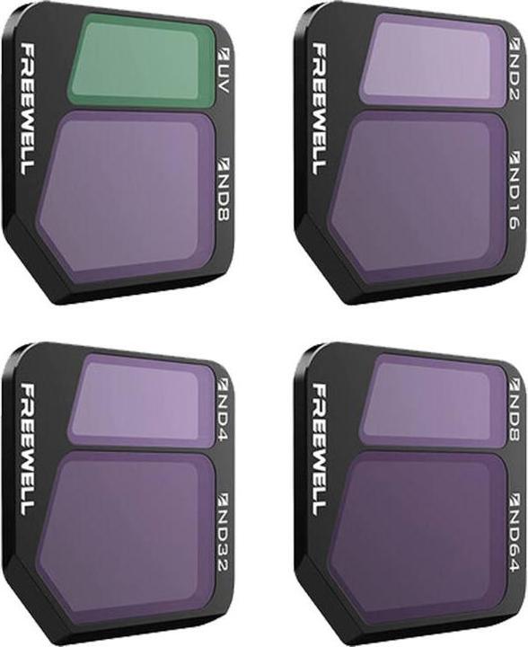 Freewell Set of 4 filters Split ND for DJI Mavic 3 (Drohnen Filter, DJI Mavic 3)