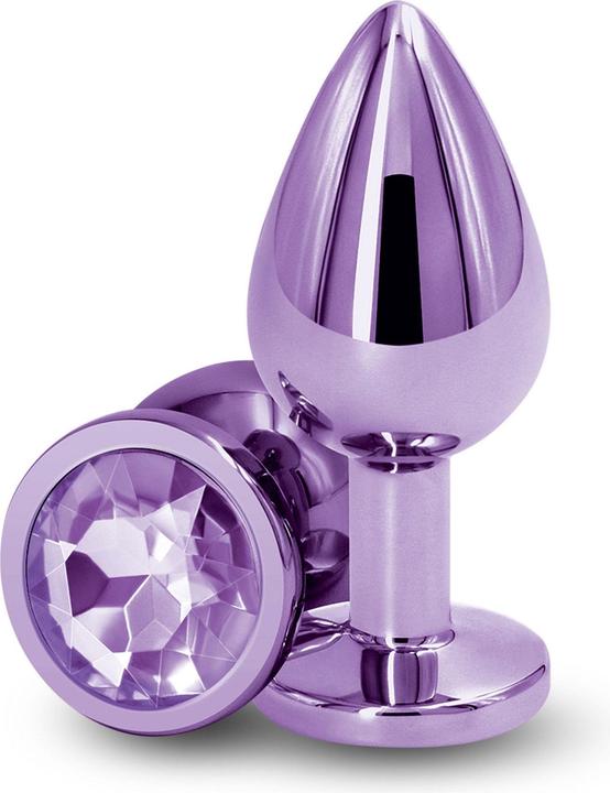 Produktbild NS Novelties Plug bijou aluminium chromé violet M