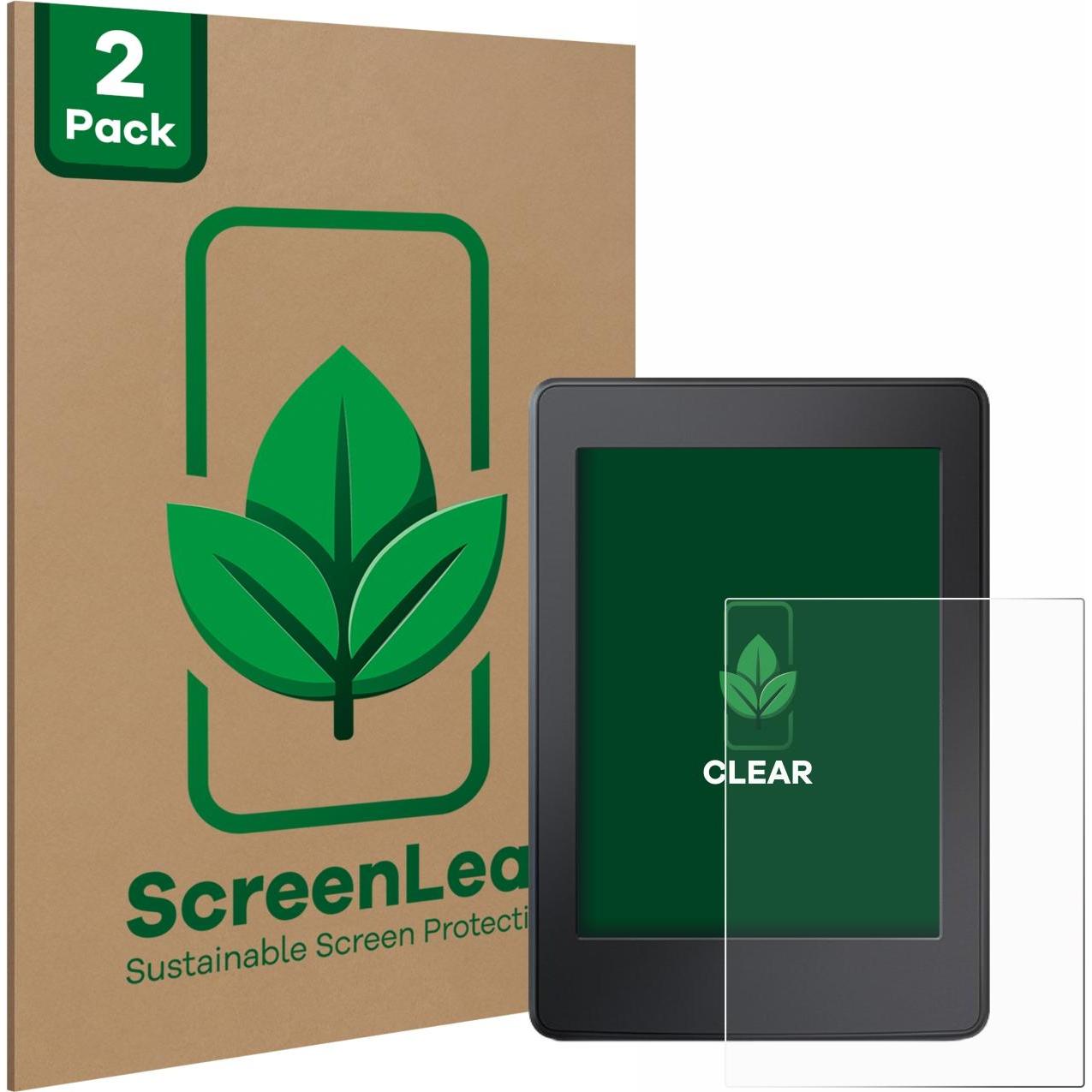 ScreenLeaf Schutzfolie nachhaltiger Displayschutz Displayschutzfolie Folie Klar Transparent, eReader Zubehör, Transparen...