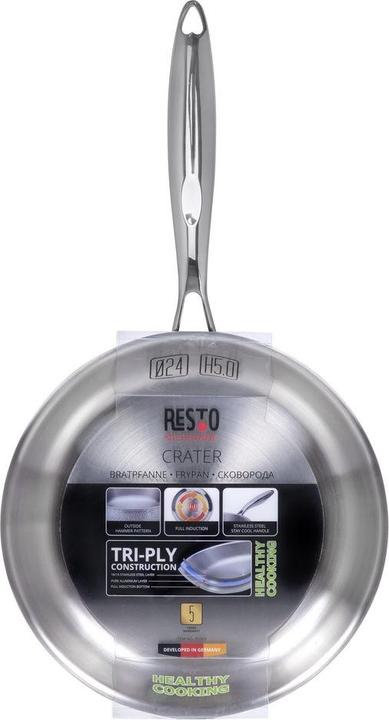 Produktbild Resto BRATPFANNE D24 H5.0CM/95001 (24 cm, Bratpfanne, Edelstahl)