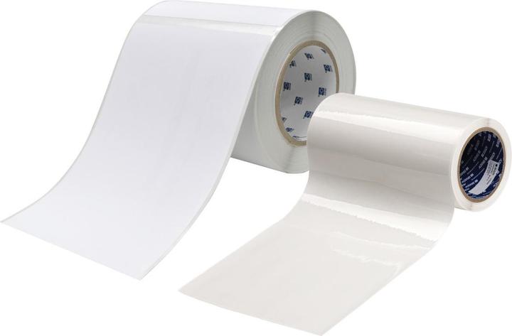 Brady Kit d'étiquettes en polyester et laminé de protection pour imprimante J4000 J5000 - 210,82 x 154,94 (15.49 cm)