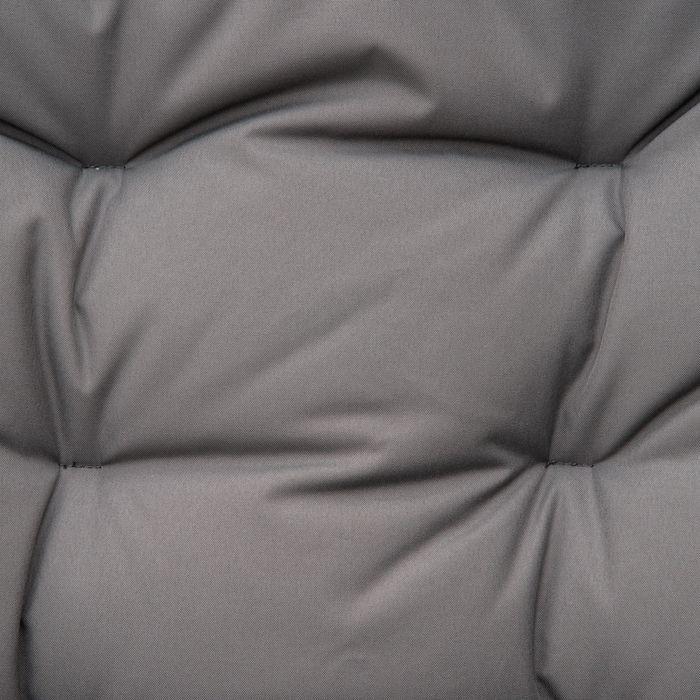 Actual product image Swisshandel24 Campingstuhl faltbarer Gartenstuhl mit Metallrahmen für Pool, Strand Grau