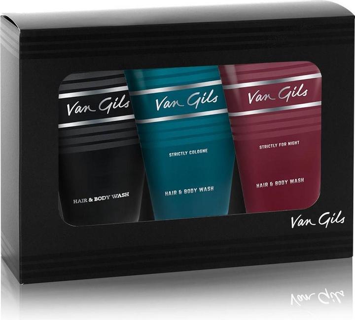 Van Gils Geschenkset Gvph Strictly For Men Hair & Shower Gel 3x (Haarpflege Set)