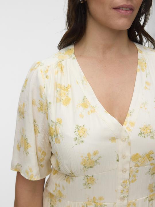 Produktbild Vero Moda VMCBELLA Langes Kleid Gesmoktes Kleid (50)