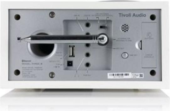 Productafbeelding Tivoli Audio Audio - Model 3 BT met USB - Wekkerradio met Bluetooth - Wit/Zilver (AM, FM, Bluetooth)