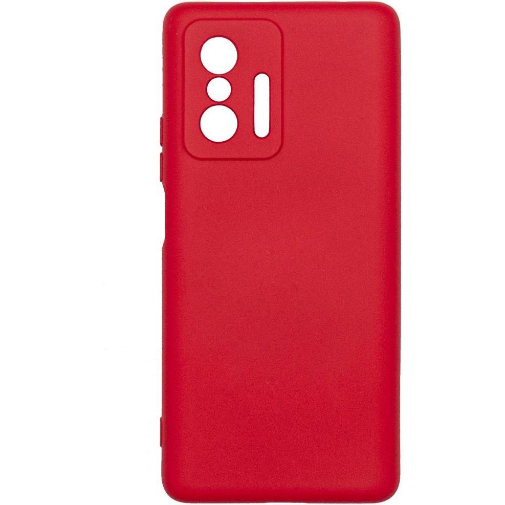 Evelatus Custodia in silicone soft touch Xiaomi 11T/11T Pro (Xiaomi 11T), Cover smartphone, Rosso