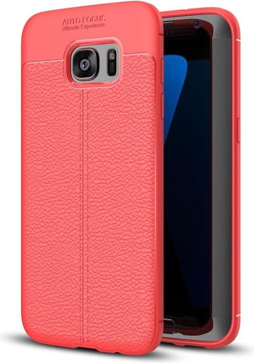 Produktbild König Design Handyhülle für Samsung Galaxy S6 Schutztasche Wallet Cover 360 Case Bumper Rot (Samsung Galaxy S6)