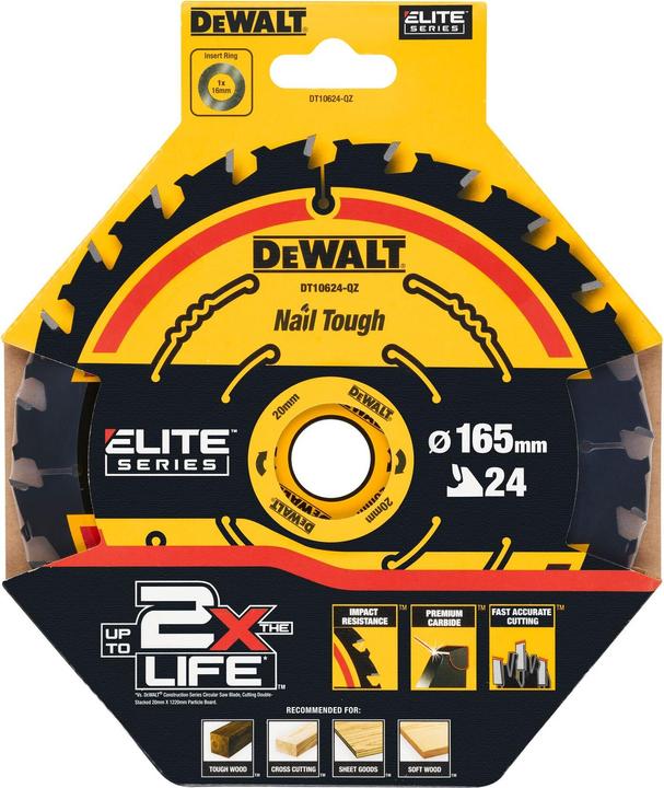 Actual product image DeWalt Battery KSB 165x20 24 WZ 18° for DCS391 DT10624