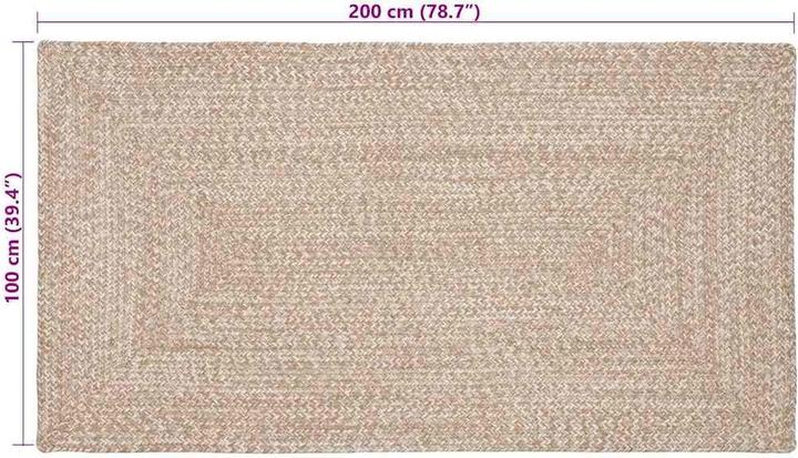 Produktbild vidaXL Bereichsteppich (200 x 100 cm)