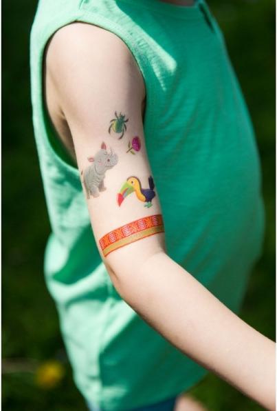 Produktbild Namaki Children's Tattoos - Wild Animals