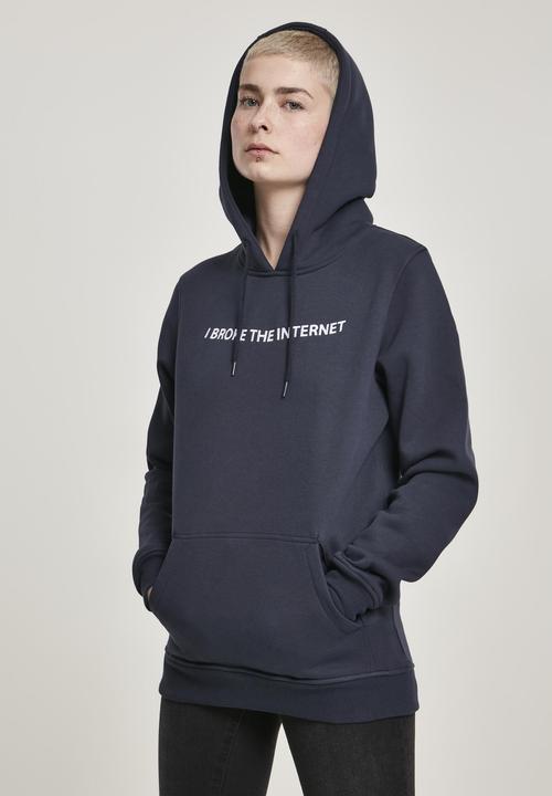 Immagine prodotto Merchcode Felpa con cappuccio da donna I Broke (S)