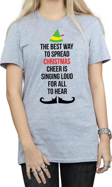 Produktbild Elf Christmas Cheer Text TShirt (3XL)