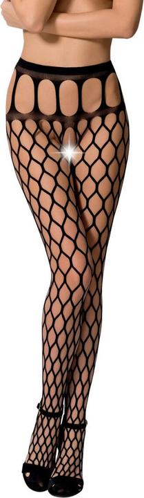 Produktbild Passion Strumpfhose ouvert in schwarz (One Size)