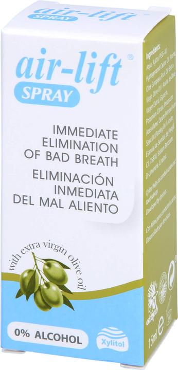 Image du produit Curaden air-lift Spray buccal pour une haleine fraîche, solution de 15 ml (15 ml, Vaporisateur buccal)