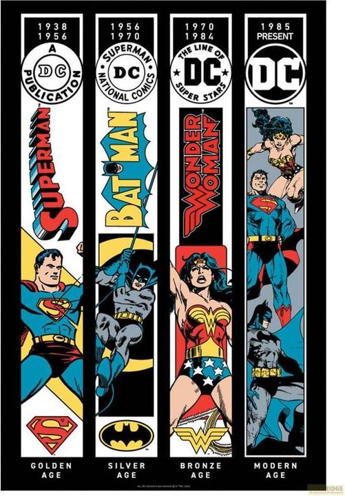 Fanattik DC Comis Kunstdruck Ages Limited Edition 42 x 30 cm (42 x 30 cm)