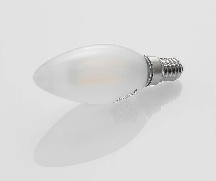 Actual product image Arcchio LED Lamp E14 4W 2,700K Candle, Dimmable, Frosted (E14, 470 lm)