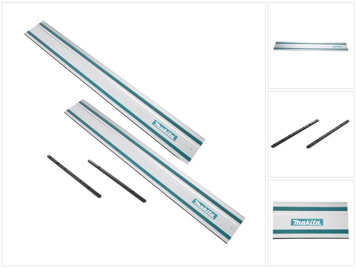 Makita Führungsschienen Set 2x Führungsschiene 1400mm + 2x Führungsschienenverbinder (140 cm)
