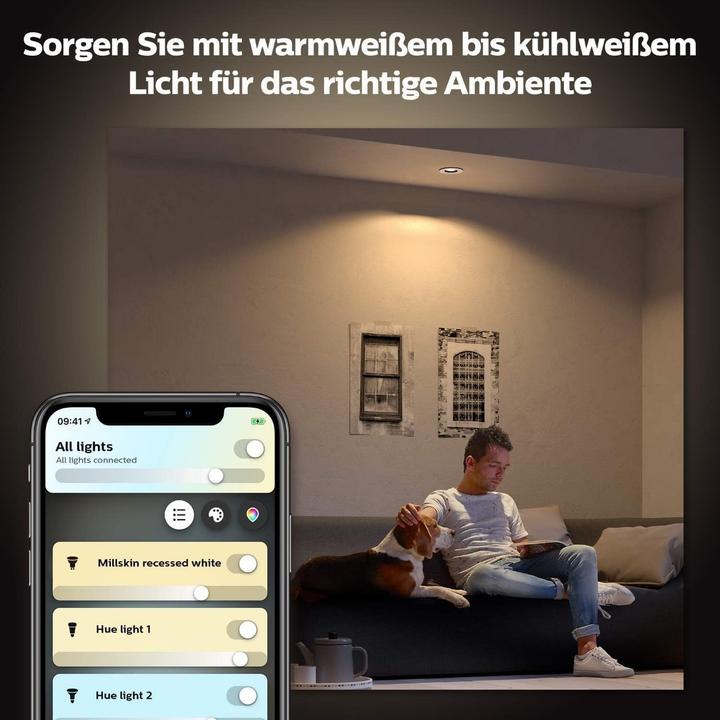 Produktbild Philips Hue White Ambiance Milliskin (350 lm, GU10)