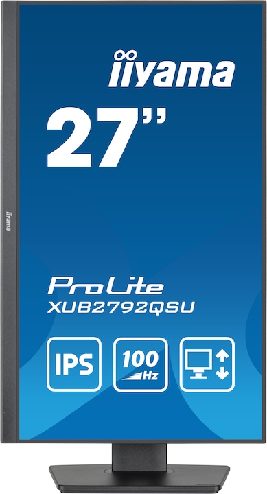 Produktbild iiyama XUB2792QSU-B6/27" Business WQHD ETE IPS (2560 x 1440 Pixel, 27")