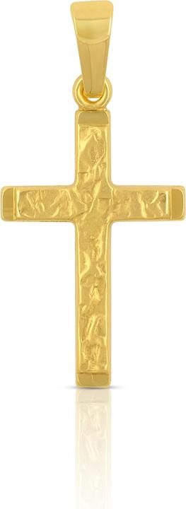 Image du produit Muau Pendant cross yellow gold 750, 26x12x2mm (Or jaune 750/18K)