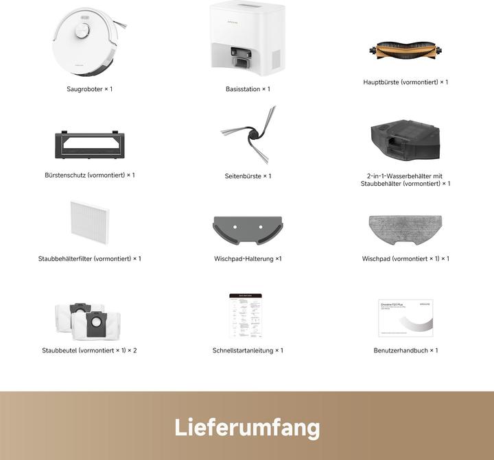 Produktbild Dreame D20 Air Plus Weiss (20000 Pa)