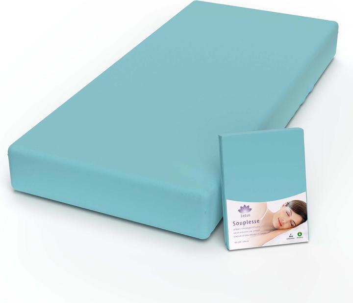 Image du produit Lotus Bettwaren Drap-housse en jersey Souplesse (90 x 200 cm)