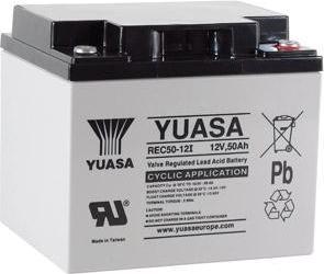 Yuasa REC50-12I 12V 50Ah batterie AGM (12 V, 50 Ah)