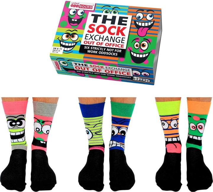 Produktbild United Oddsocks Socken Casual (3er Pack, 27 - 30)