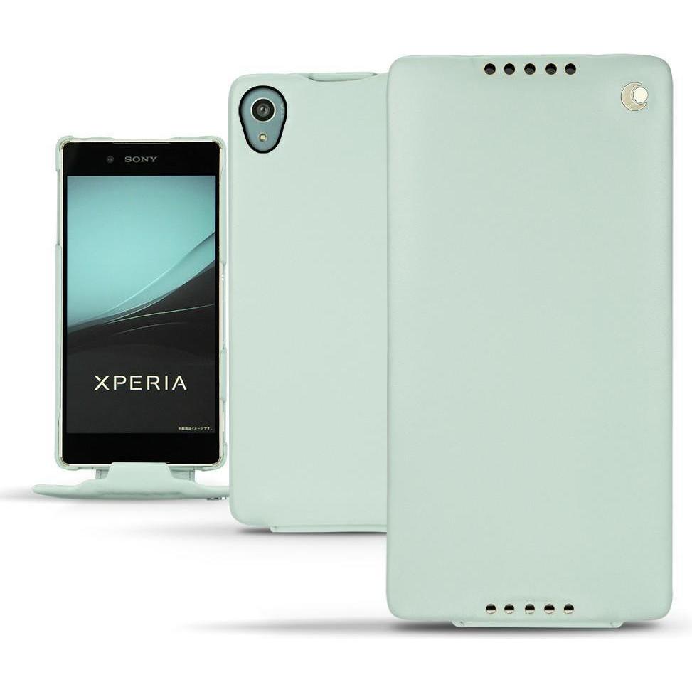 Noreve Lederschutzhülle vertikal (Sony Xperia Z4/ Z3+), Smartphone Hülle, Blau