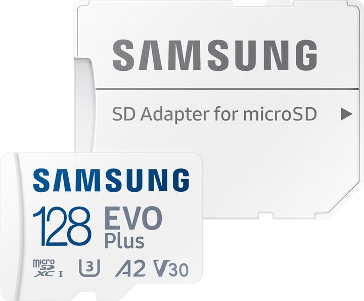 Produktbild Samsung EVO Plus (128 GB, microSDXC, U3, UHS-I)
