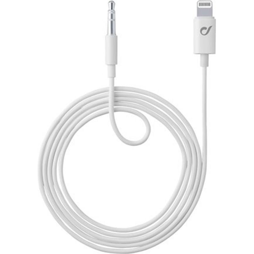 Cellularline Lightning – 3.5 mm Klinke (1 m, Lightning, Connettore da 3,5 mm (AUX)), Cavo audio