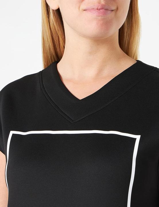 Actual product image Love Moschino Comfort Fit V-Neck Short Sleeve Dress (38)