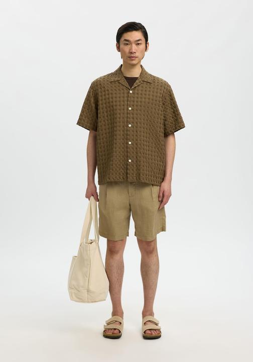 Produktbild Selected Strukturiertes Kurzarmhemd (M)