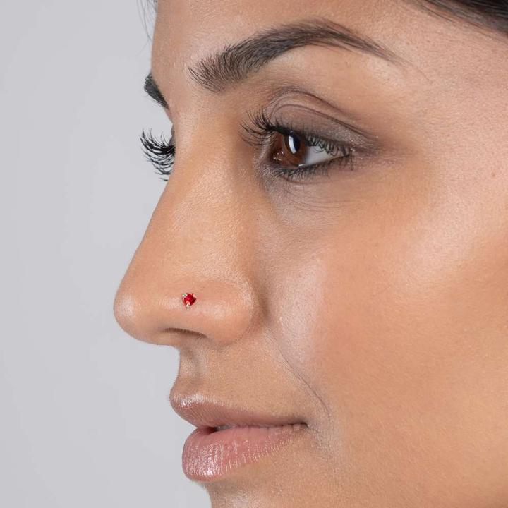 Immagine prodotto Bijouteria Piercing per naso (Argento 925, Zirconia)