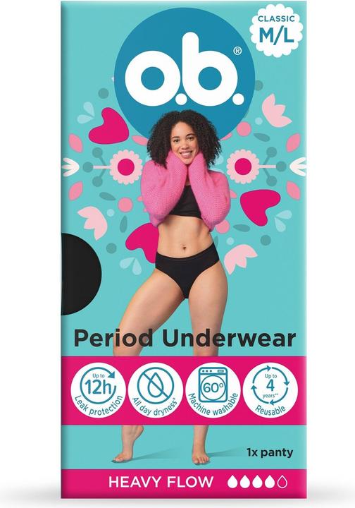 Actual product image o.b. Period Underwear (L, M)
