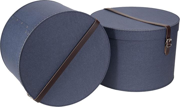 Produktbild Bigso Runde Aufbewahrungsboxen-Set mit Deckel (2-teilig) (37.50 cm, 2x)