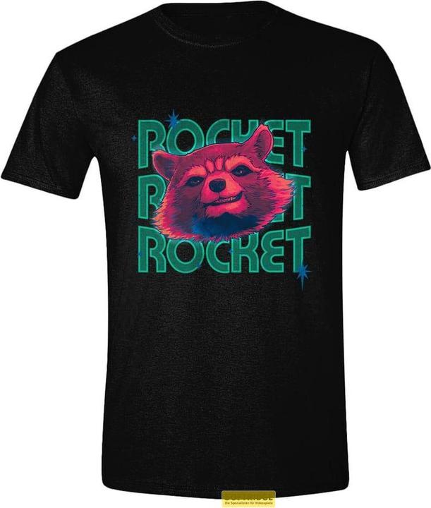 Death Note Marvel T-Shirt Guardians Of The Galaxy Vol. 3 Rocket Head Space Grösse XL (XL)