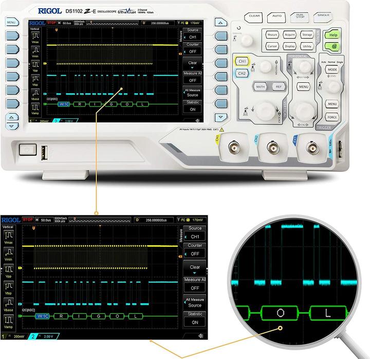Produktbild Rigol Digital-Oszilloskop (CAT I)