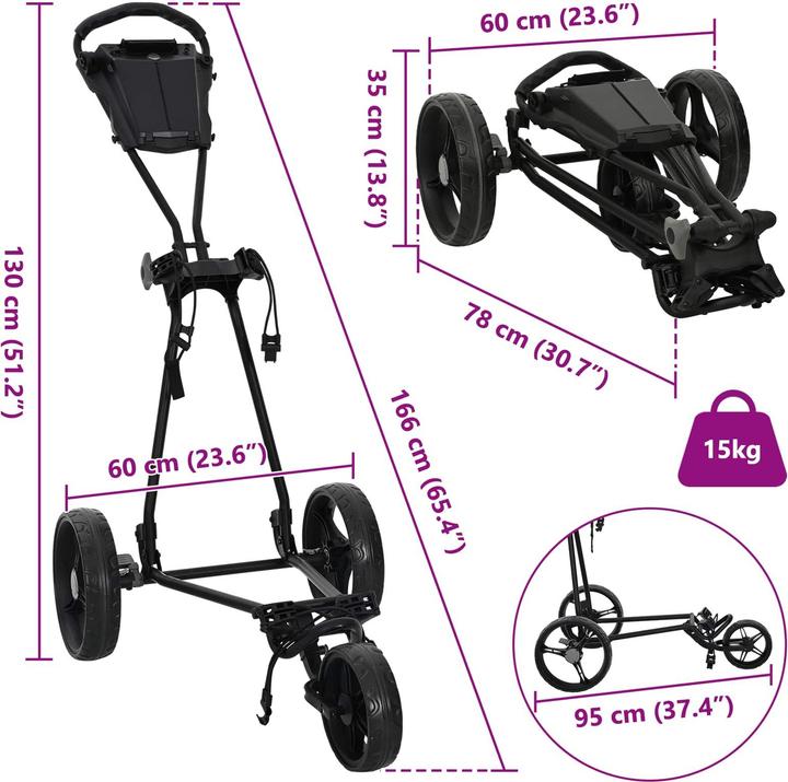 Produktbild vidaXL Golf-Dolly