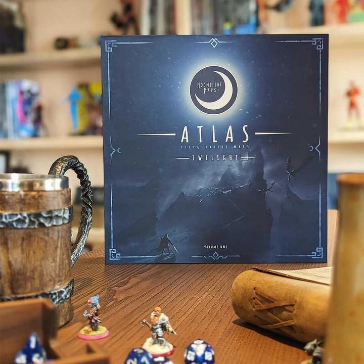 Produktbild Moonlight Maps Atlas TTRPG Battle Maps - Twilight