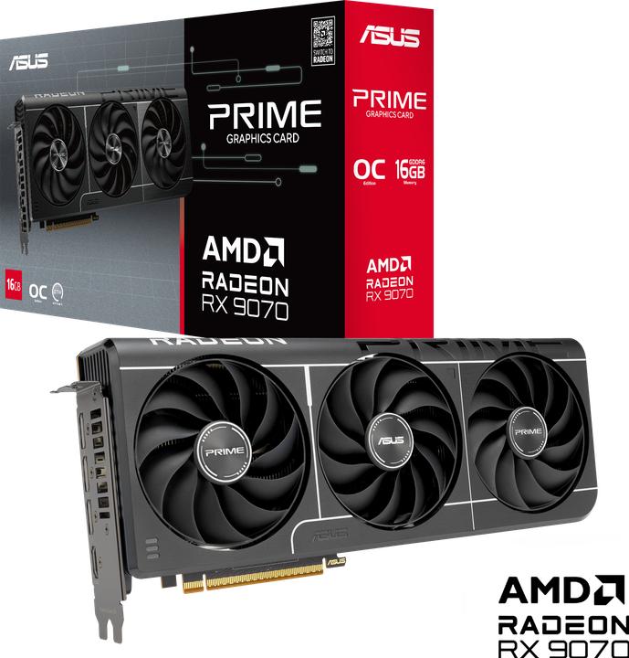 Actual product image ASUS Prime Radeon RX 9070 OC EVO (16 GB)