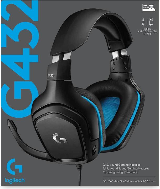 Immagine prodotto Logitech G G432 (Cablato)
