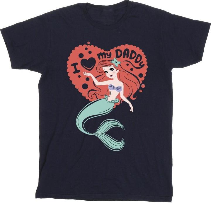 Produktbild Disney The Little Mermaid Love Daddy TShirt Mädchen (116)