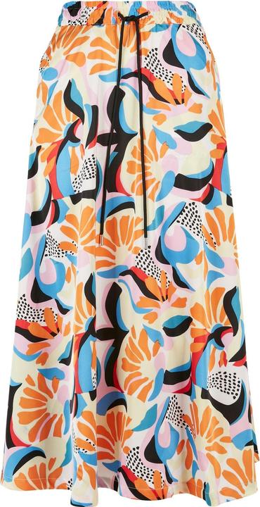 Produktbild Urban Classics Mittellanger Rock aus Satin aop Frau (XL)