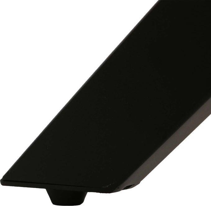 Image du produit Mendler Esszimmertisch HWC-O58, Sinterstein Metall, Marmor-Optik 120cm – weiss