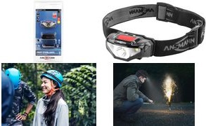 Actual product image Ansmann Headlamp HD70B (65 lm)