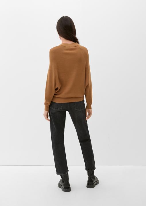 Produktbild s.Oliver Strickpullover Strickpullover mit Raglanärmeln (42)