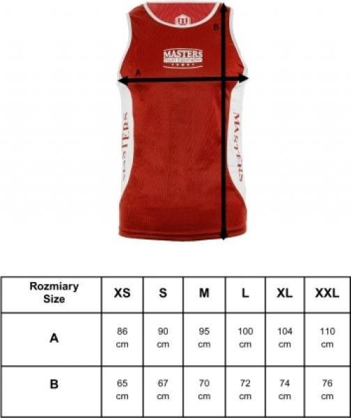Immagine prodotto Masters KBOX-MFE camicia da boxe rossa XS