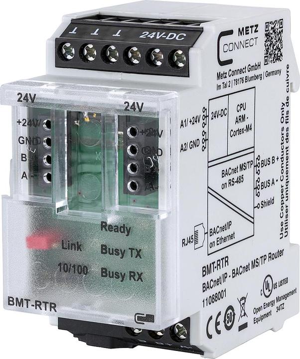 Metz Connect Metz 11088001 BMT-RTR BACnet router