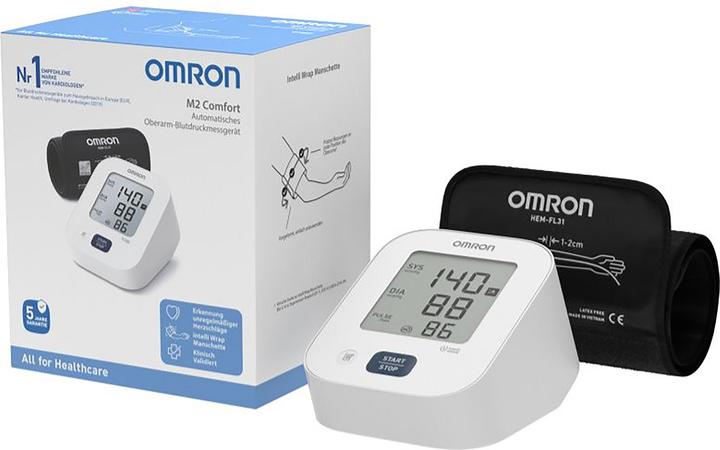 Produktbild Omron M2 Comfort Oberarm-Blutdruckmessgerät (Blutdruckmessgerät Oberarm)